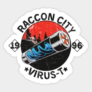 Raccon city virus-T Sticker